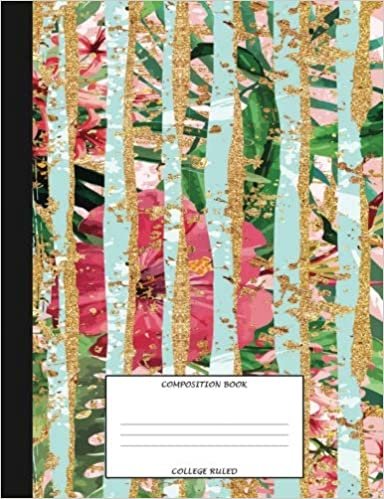 okumak Composition Book College Ruled: School Exercise Book 100-Sheet - College Ruled Composition Notebook - Tropicana Floral Design - Class Notebook - ... a wide range of needs, grade levels and uses.