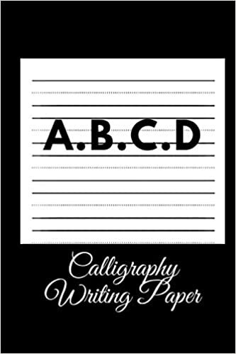 okumak A.B.C.D.Calligraphy Writing Paper lined notebook: 130 sheet paper , calligraphy practice paper and workbook for lettering artist and lettering for beginners funny gift