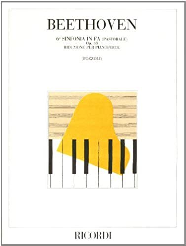 okumak Sinfonia N. 6 in Fa Op. 68 &#39;Pastorale&#39; Piano