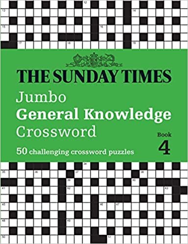okumak The Sunday Times Jumbo General Knowledge Crossword Book 4: 50 general knowledge crosswords (The Sunday Times Puzzle Books)