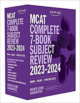 MCAT Complete 7-Book Subject Review 2023-2024: Books + Online + 3 Practice Tests