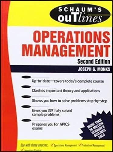 okumak Schaum&#39;s Outline of Operations Management