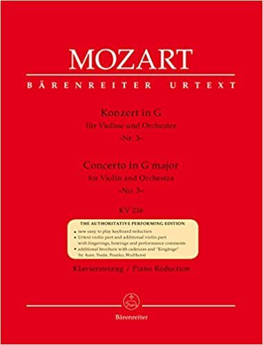 okumak Concerto for Violin No.3 in G major K.216 (Violin &amp; Piano)