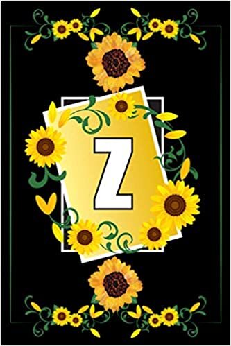 okumak Z: : Personalized Sunflower Monogrammed Notebook , Letter Z Custom Notebook for Women, Girls, Teens, Kids Gifts Birthday Gift ,Cute Sunflower Notebook ... 6x9 - 120 Pages, , Soft Cover, Matte Finish