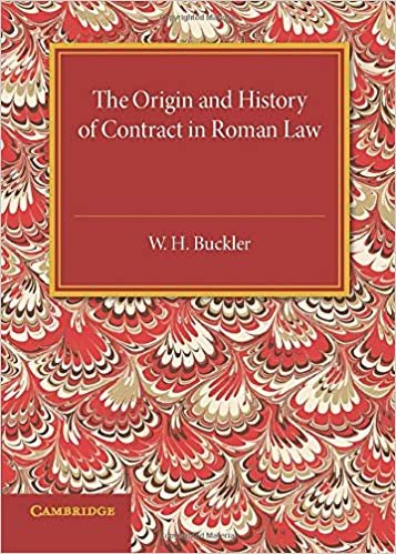 okumak The Origin and History of Contract in Roman Law