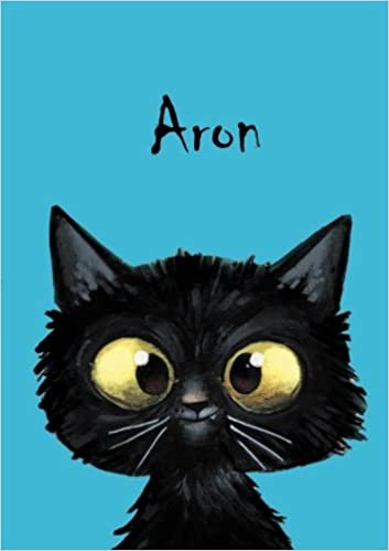 okumak Aron: Aron - Katzen - Malbuch / Notizbuch / Tagebuch: A5 - blanko