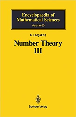 okumak Number Theory III: Diophantine Geometry: Diophantine Geometry v. 3 (Encyclopaedia of Mathematical Sciences)