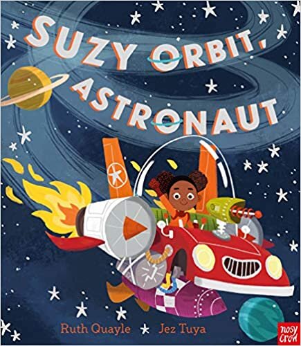 okumak Quayle, R: Suzy Orbit, Astronaut