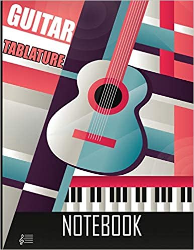 okumak Guitar Tablature Notebook: 100 Pages, Blank Guitar Tablature Paper, Standard Guitar Tab Manuscript Paper