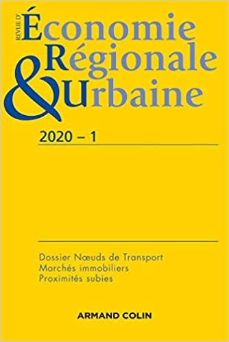 okumak Revue d&#39;économie régionale et urbaine Nº1/2020 Varia: Varia