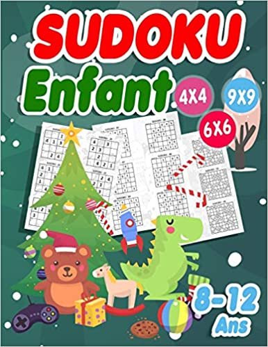 okumak Sudoku Enfant 8-12 ans: 300 grilles 4x4,6x6 et 9x9 niveau facile,moyen et difficile , avec instructions et solutions, Pour garçons et filles