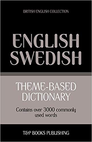 okumak Theme-based dictionary British English-Swedish - 3000 words
