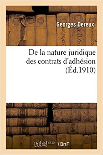okumak De la nature juridique des contrats d&#39;adhésion (Sciences sociales)
