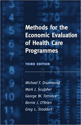 okumak Methods for the Economic Evaluation of Health Care Programmes