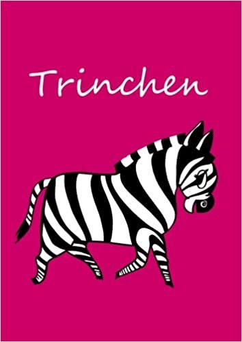 okumak Trinchen: individualisiertes Malbuch / Notizbuch / Tagebuch - Zebra - A4 - blanko