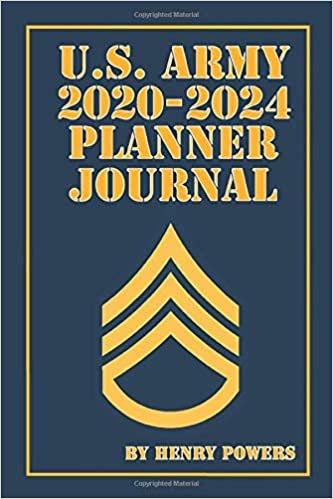 okumak U.S. Army 2020 - 2024 Planner Journal: Army Staff Sergeant SSG Sixty-Month  Combination Planner Journal 2020-2024
