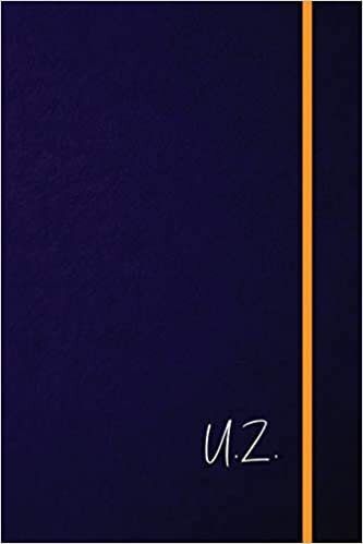 okumak U.Z.: Classic Monogram Lined Notebook Personalized With Two Initials - Matte Softcover Professional Style Paperback Journal Perfect Gift for Men and Women