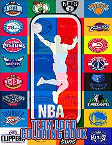 okumak NBA Team Logos Coloring Book: NBA Clubs logos coloring book for kids and adults , Basketball coloring book , NBA cup ,Basketball coloring book ,Sports Coloring Book ...