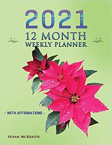 okumak 2021 12 Month Weekly Planner with Affirmations