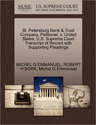 okumak St. Petersburg Bank &amp; Trust Company, Petitioner, v. United States. U.S. Supreme Court Transcript of Record with Supporting Pleadings