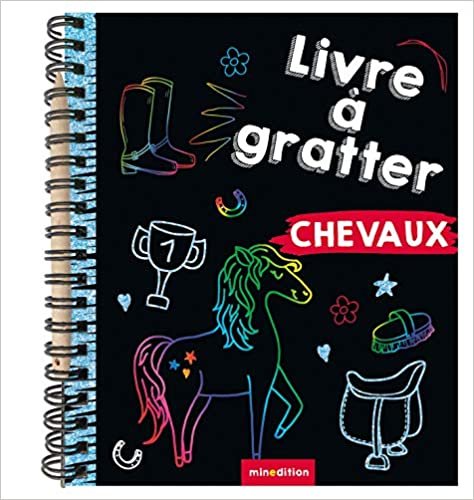 okumak Mini livre à gratter Chevaux (LIVRE A GRATTER)