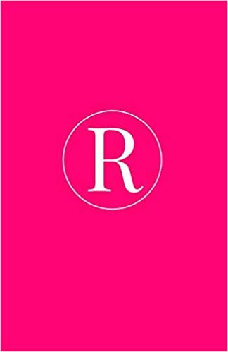 okumak R: Personalized Monogrammed Journal (Notebook/Diary) Gift for Friend Office Teacher Hot Pink