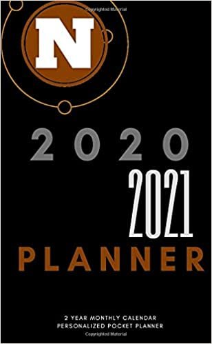 okumak N: 2020-2021 PLANNER, Personalized Pocket Planner (2 Year Monthly Calendar): Jan 1, 2020 to Dec 31, 2021: 24 Months Plan Personalized Pocket Planner ... x 6.5” Initial Monogram “N” Pocket Planner.