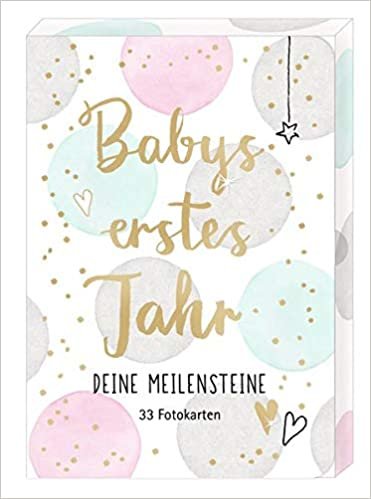 okumak Fotokarten-Box - Babys erstes Jahr - Deine Meilensteine: 33 Fotokarten (Alben &amp; Geschenke fürs Baby)