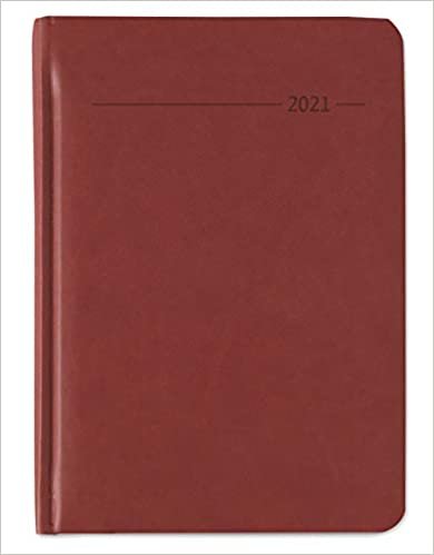 okumak Wochen-Minitimer Tucson rot 2021 - Buch-Kalender A6 (11x15 cm) - 1 Woche 2 Seiten - 192 Seiten - Alpha Edition