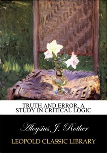 okumak Truth and error, a study in critical logic