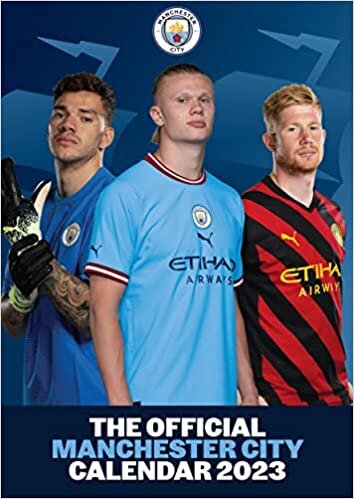 Official Manchester City FC A3 Calendar 2023
