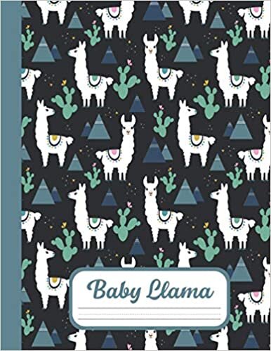 okumak Baby Llama Cactus - Primary Story Journal: Draw and Write Primary Notebook for Kids with drawing Space, Picture Space, Grade K-2 Dotted Medline ... Size 8.5&quot; x 11&quot; (Baby Llama Cactus Journal)