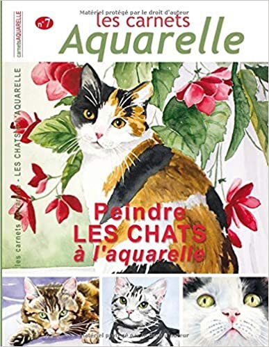 okumak Les carnets aquarelle n°7: peindre les chats à l&#39;aquarelle