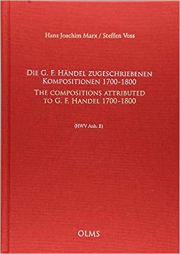 okumak Die G. F. Händel zugeschriebenen Kompositionen, 1700-1800 / The Compositions attributed to G. F. Handel, 1700-1800 (HWV Anh. B): Deutsch-englisch / German-English.