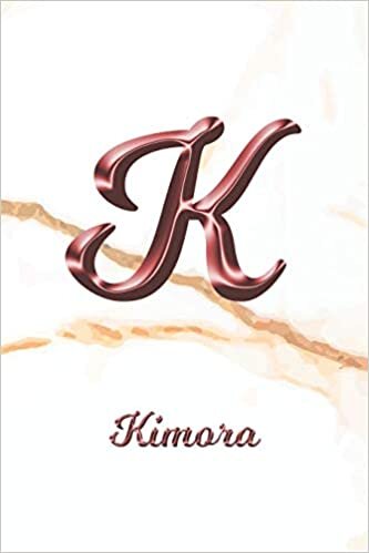okumak Kimora: Journal Diary | Personalized First Name Personal Writing | Letter K White Marble Rose Gold Pink Effect Cover | Daily Diaries for Journalists &amp; ... Taking | Write about your Life &amp; Interests