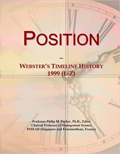 okumak Position: Webster&#39;s Timeline History, 1999 (L-Z)