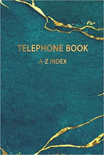 okumak Telephone Book: A To Z Telephone Book .A-Z Index . Contact Organizer Phone book .Hardback Cover. Medium Size (6″ x 9″).