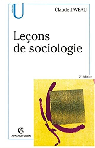 okumak Leçons de sociologie (Collection U)
