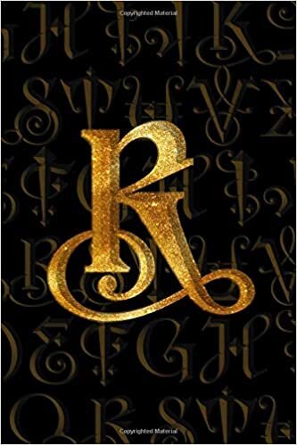 okumak R: 6&quot; x 9&quot; Personalized Monogram Initial R Matte Paperback Notebook Journal Diary 120 Pages (60 sheets) Wide-Ruled Blank Lined Women And Girls