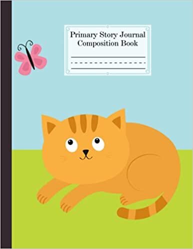okumak Primary Story Journal Composition Book: Cute Cat Cover Primary Composition Notebook Grade Level K-2 Draw and Write, Dotted Midline Creative Picture ... 8.5&quot; x 11&quot;, 120 Pages By Claus-Dieter Walter