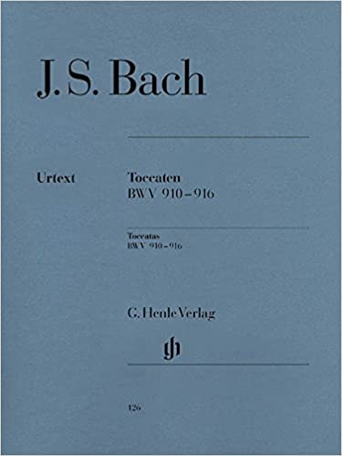 okumak Toccatas  BWV 910-916 - piano - (HN 126)