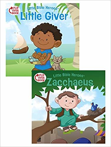 okumak The Little Giver/Zacchaeus Flip-Over Book (Little Bible Heroes)