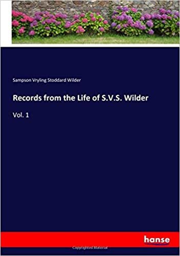 okumak Records from the Life of S.V.S. Wilder: Vol. 1
