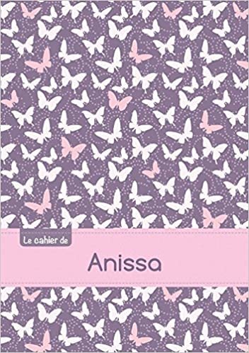 okumak Le cahier d&#39;Anissa - Séyès, 96p, A5 - Papillons Mauve (Enfant)