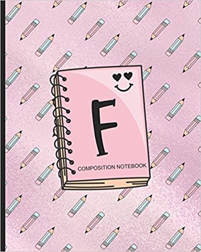 okumak Composition Notebook F: Monogrammed Initial Primary School Wide Ruled Interior Notebook