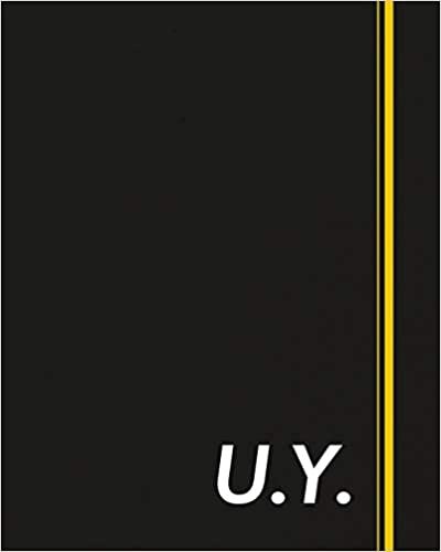 okumak U.Y.: Classic Monogram Lined Notebook Personalized With Two Initials - Matte Softcover Professional Style Paperback Journal Perfect Gift for Men and Women