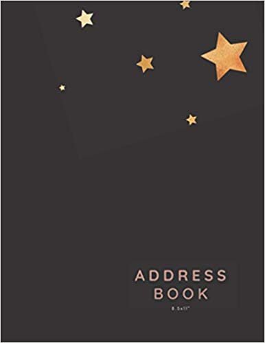 okumak Address Book: Large Print (8.5x11&quot;) Contact Notebook Organizer | A-Z Alphabetical Tabs | Perfect Gift For Seniors, Men, Women