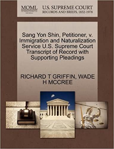 okumak Sang Yon Shin, Petitioner, v. Immigration and Naturalization Service U.S. Supreme Court Transcript of Record with Supporting Pleadings