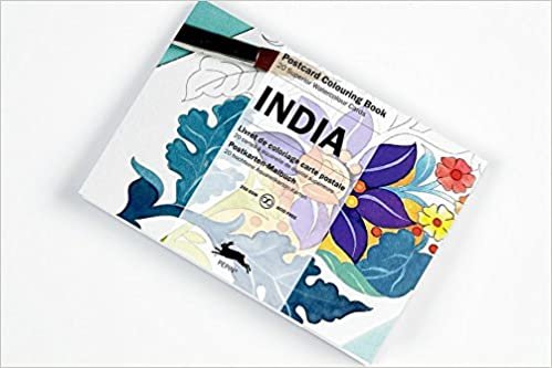 okumak India: Postcard Colouring Book (Multilingual Edition)