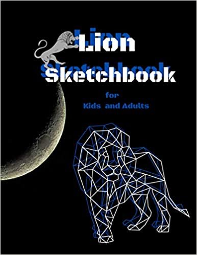 okumak Lion Sketchbook for Kids and Adults: Lion Cover Black Sketch Artist Sketch Book Notebook Lion Themed Personalized Artist Book | Gifts for Kids Girls Boys s Adults